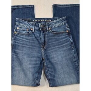American Eagle Airflex+ boot cut Jeans Womens‎ 26x30 Medium Wash High Rise